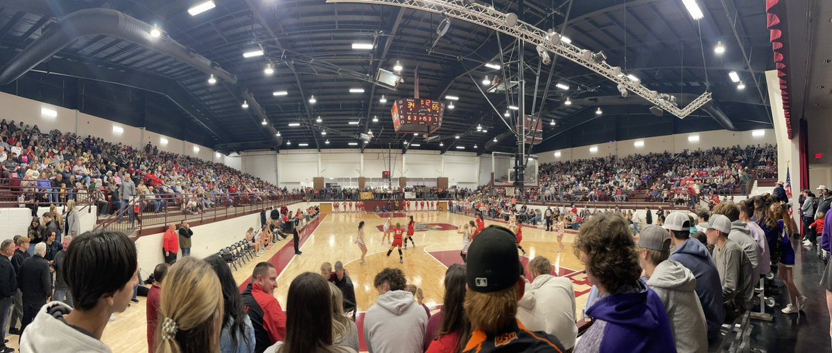 Saturday night at the Leflore County Tournament has to be one of the best environments in Oklahoma. #OKPreps