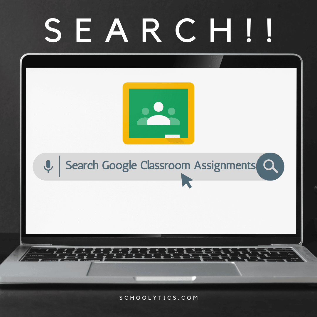 alicekeeler's tweet photo. Easier! Search for Google Classroom Assignments  

https://t.co/s9Fk2Ae3b6 @schoolytics 
#googleEDU https://t.co/iO0t7rf5l7