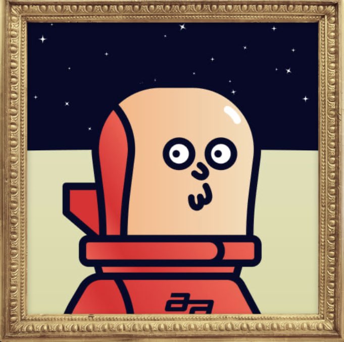 jimidanglez's tweet photo. My first NFT on Niftys, Awkward Astronaut #2410 https://t.co/x7fzgLVeMp