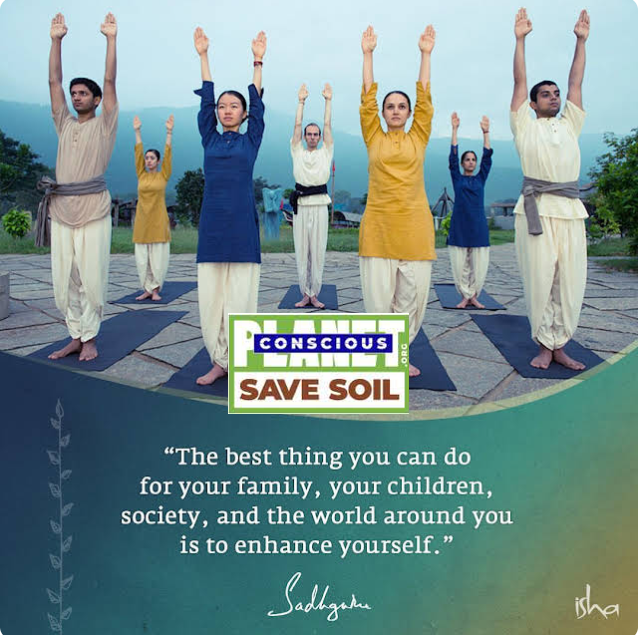 DharindaSukar's tweet photo. In harmony for all life - Soil! Our mind, body, emotions & energies are our greatest blessings. What it means to be human, is that we can bring wonderful qualities within us & exude it, adding to the ambience of creation. #saveoil #consciousplanet let's make it happen @SadhguruJV https://t.co/Cb1Js667Xx