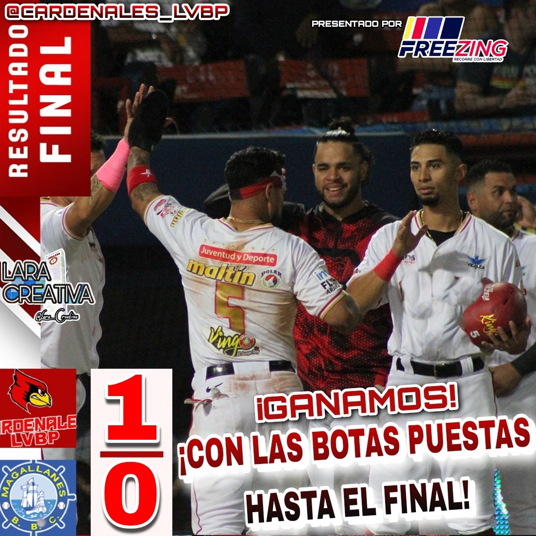 cardenales_lvbp's tweet photo. ⚾️ ¡¡GRACIAS EQUIPO! 👏👏👏👏

¡Yo Soy Cardenaleroooo!! 👊😎 *

#CARDENALES #LVBP #CardenalesDeLara ⚾🔥 https://t.co/0GaxDXg21A