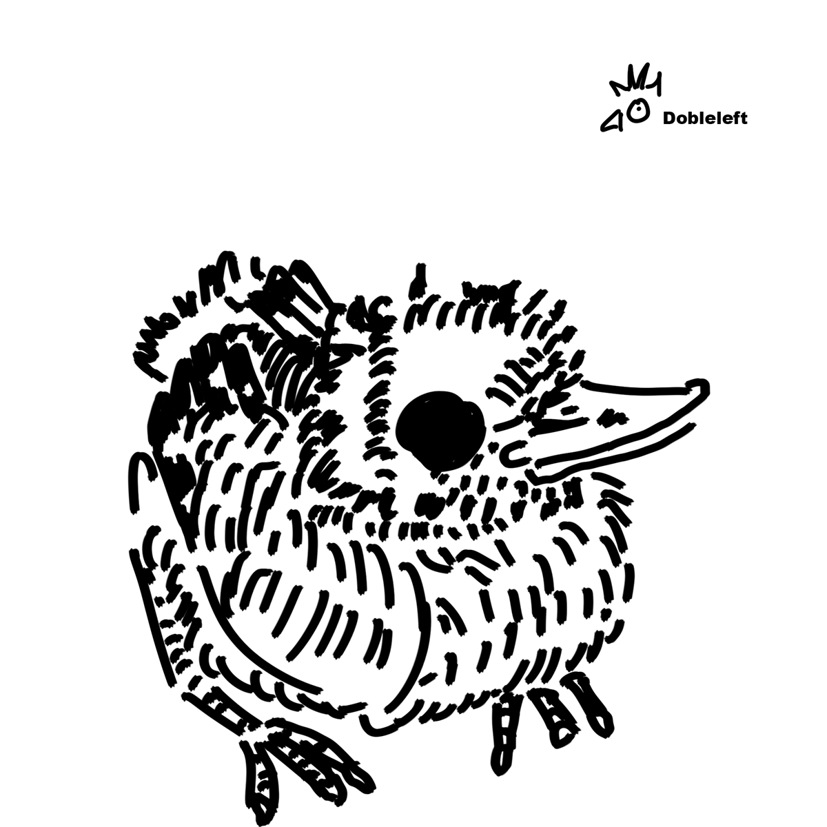Dobleleft's tweet photo. One small turkey #digitalart #DigitalArtist #drawing #art #animals https://t.co/EGtTnF8WhJ