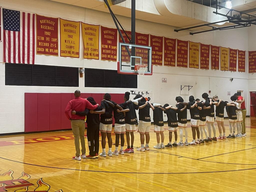 The  Northgate Flames "Clinched" its first "WINNING"season in the last ten years. Last WINNING Season was 2012-13 Team, that's deserves 12 👏🏾 I'm grateful these young men allow me to coach. I always believed this would become a winning program again, my guys trust, the process👊🏾