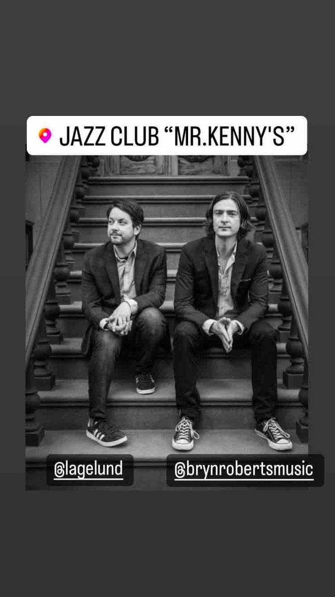 今夜はラーゲルンド🎸がケニーズに！！
ギターファン！集まれ〜♪
@jazzclubmrkennys 
#lagelund 
#brynroberts