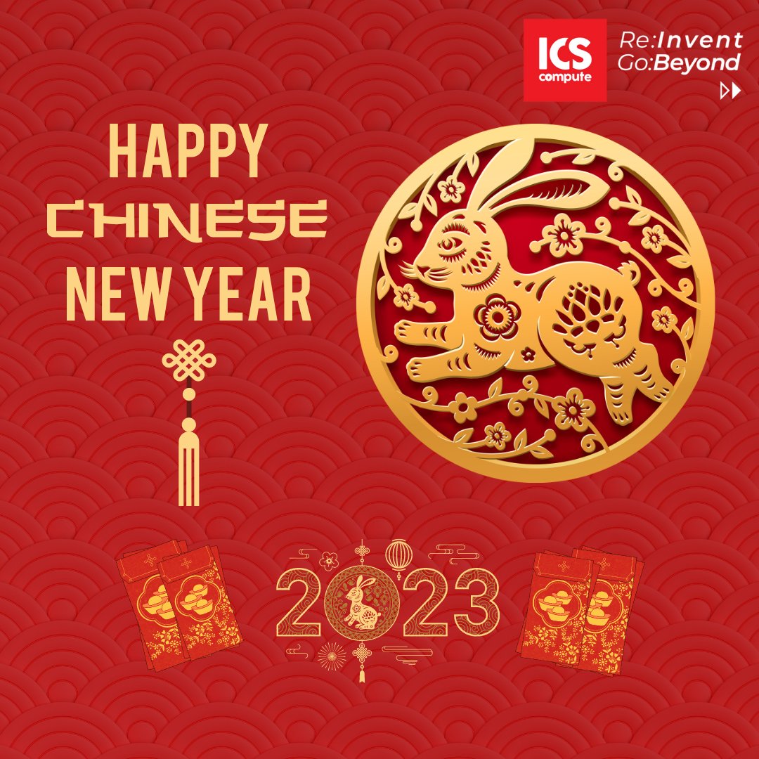ICScompute's tweet photo. As we usher in the Year of the Rabbit, ICS Management Team would like to thank you for your support and friendship in the past year. We hope that together, we could continue to develop greater success in the coming year.
#ICSCompute #AWSPartner #ChineseNewYear2023 https://t.co/ibCztTLnUE