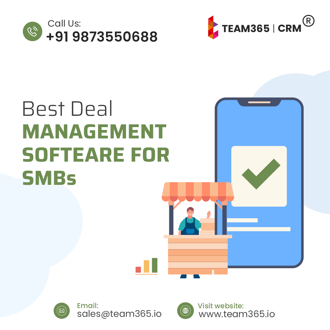 team365_crm's tweet photo. Best Deal Management Software for SMBs, 
Try now for free.
Visit:- https://t.co/iHd1RlX6So
Call:-9873550688
.
.
#salescrm #team365crm #onlinecrm #smbcrm #crmforsmallbusiness #workflowautomation #leadmanagement https://t.co/mVmtfoJ2T6