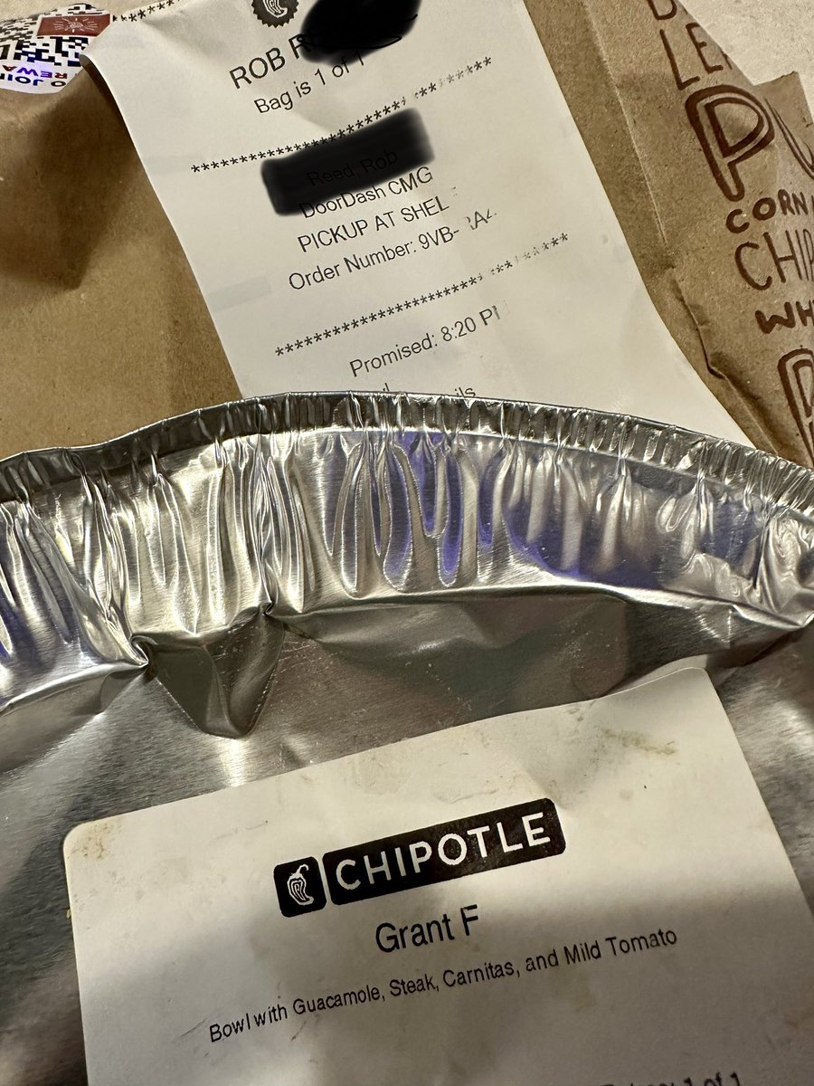 B0bdaBalla's tweet photo. Aaaaand @ChipotleTweets f*cks up again https://t.co/hn2cvhzQJ2