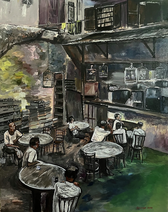 seowpohchoo's tweet photo. New artwork for sale! - "The Kopi Shop" - https://t.co/MmM1XJp4AJ @fineartamerica https://t.co/fnyZG30vBd