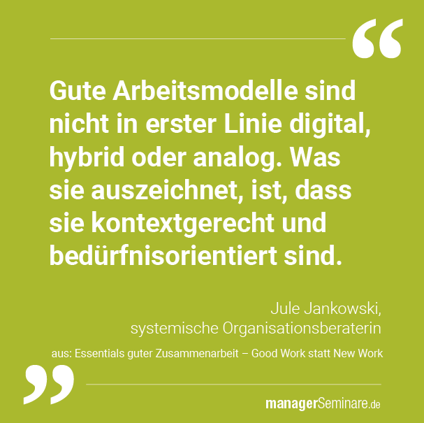 Essentials guter Zusammenarbeit | Good Work statt New Work bit.ly/3R0Ozr6 (€) Wie lässt sich Arbeit besser machen, ohne alles neu machen zu müssen?

Als Audioversion ist der Artikel auch ohne Abo kostenfrei 🎧
