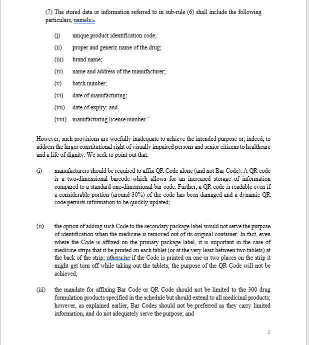 smriti106jnu's tweet photo. @PMOIndia Sir! thank you for partially accepting my initiative for accessible medicine. Kindly see my suggestions in this regard. QR code on medicine is the only solution to this issue. India can become a guiding light in accessible health for disability. You can show us the way! https://t.co/a6kla3XasO