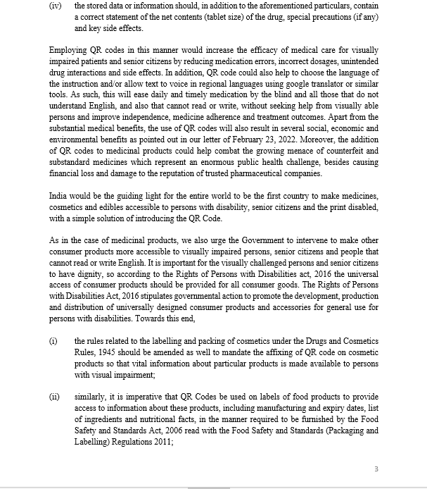 smriti106jnu's tweet photo. @PMOIndia Sir! thank you for partially accepting my initiative for accessible medicine. Kindly see my suggestions in this regard. QR code on medicine is the only solution to this issue. India can become a guiding light in accessible health for disability. You can show us the way! https://t.co/a6kla3XasO