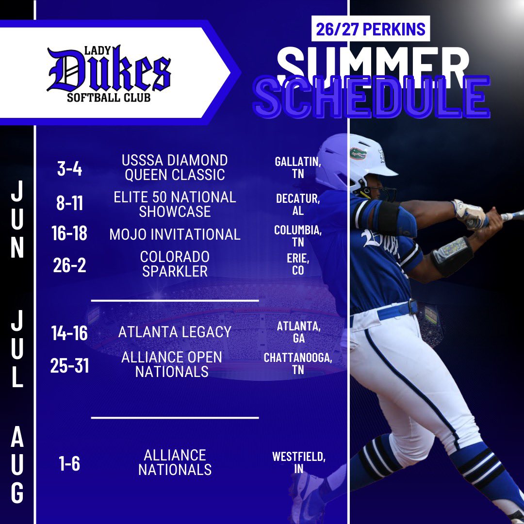 1️⃣2️⃣9️⃣ Days Until It’s Go Time‼️ <a href="/ExtraInningSB/">EXTRA INNING SOFTBALL</a> <a href="/CoastRecruits/">Coast 2 Coast Recruits</a> <a href="/DukesPerkins/">Lady Dukes 12U Perkins</a> @LadyDukesSBorg <a href="/k33taylor/">Kelvin Taylor</a>