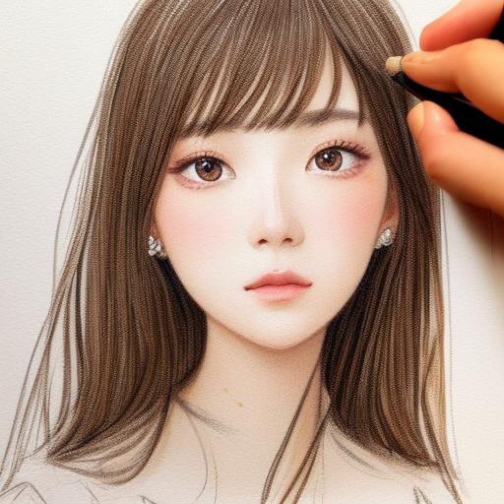 eee_0731's tweet photo. AIアバターやってみたんだけど、結構離れ目に描かれたので自分は離れ目なのだと気づいた、新しい発見 https://t.co/EiUNIrcyFZ