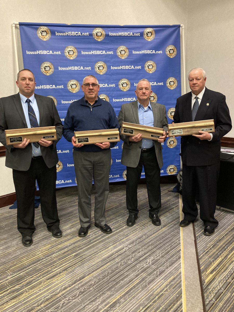 2022 IHSBCA Umpire Awards / District Umpires of the Year / NW - Jim Molitor / SW - Scott Busch / C - Jay Flora / NE - Jeff Frese / SE - Mike Botts