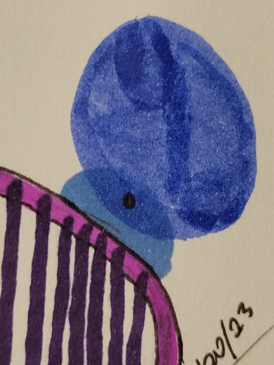 MaskedBandit58's tweet photo. Prompt: acoustic
Did a rough sketch of a harp. Didn't know want to do as a background so just random cirlces.
https://t.co/vRzLYj9hyp
#harp #acoustic #acousticharp #sketchaday #inksketches #indexcard #dots #maskedbandit https://t.co/VkjdOCcaJB