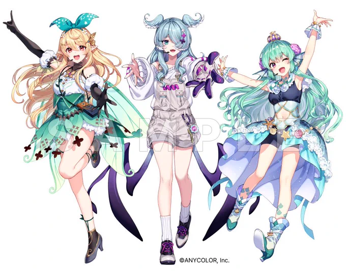 #NIJISANJI_EN AR LIVE "COLORS" PASTEL STAGE『LazuLight』のキービジュアルを担当させていただきました#PASTEL_STAGE # 