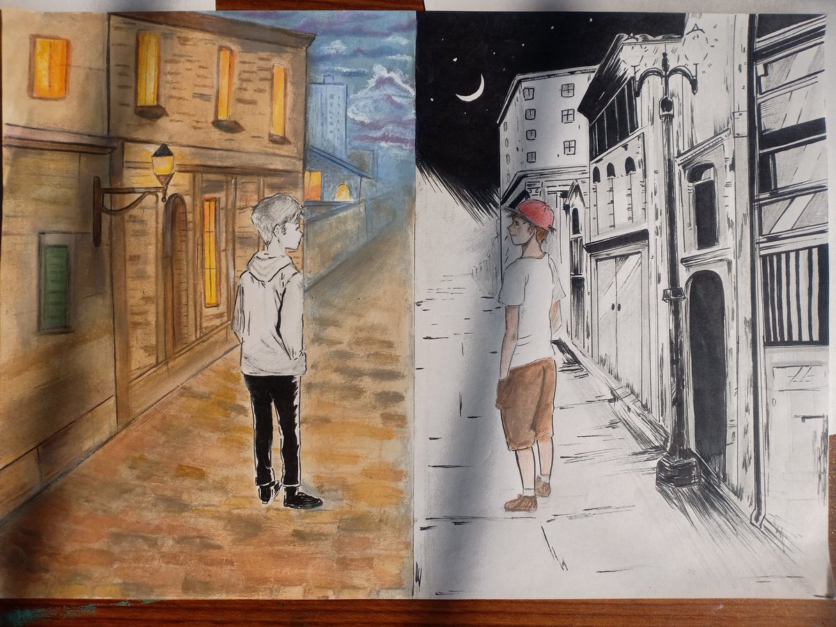 WebBug_'s tweet photo. Two sides just done drawing my thinking but it's not looking as much as good it was in my mind #art https://t.co/2LP47jQKvD