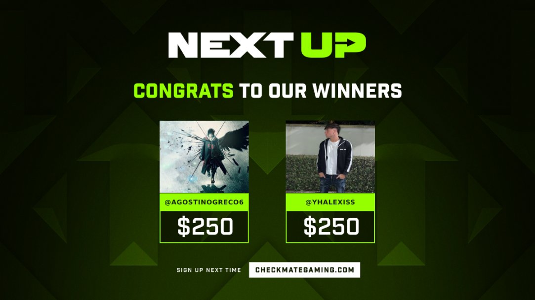 ❎ 2v2 NEXT UP $620 #CHAMPS ❎

🏆  @AgostinoGreco6 
🏆  <a href="/yhAlexiss/">Alexis</a> 

Bracket » checkmategaming.com/tournament/cro…