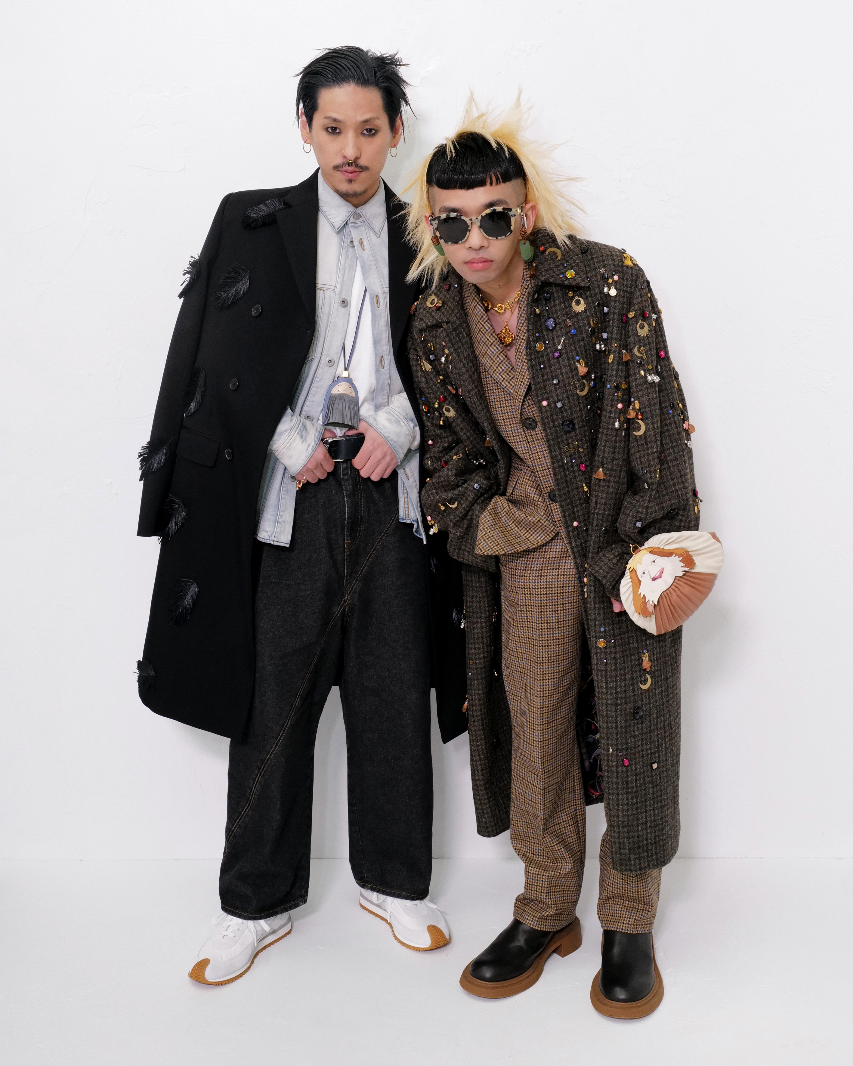 loewe howl coat Loewe X Howls Moving Castle Jewel Embellished Wool