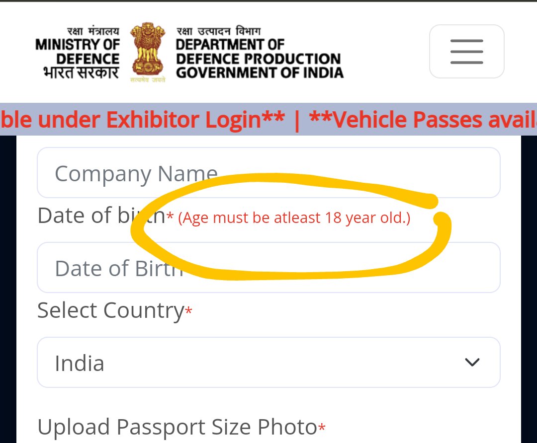 adeep9's tweet photo. @AeroIndiashow @PMOIndia @DefenceMinIndia @rajnathsingh @AjaybhattBJP4UK @SpokespersonMoD @PIBBengaluru @DDNewslive @PIB_India @Prodef_blr Hey @AeroIndiashow , are the kids exempted from the booking or is there a way to book tickets for kids.
Right now, i see a condition listed as the visitor must atleast be 18y.o and above.
(BTW, Am looking to book a ticket for a 6y.o) https://t.co/YJmKZ4CsI8