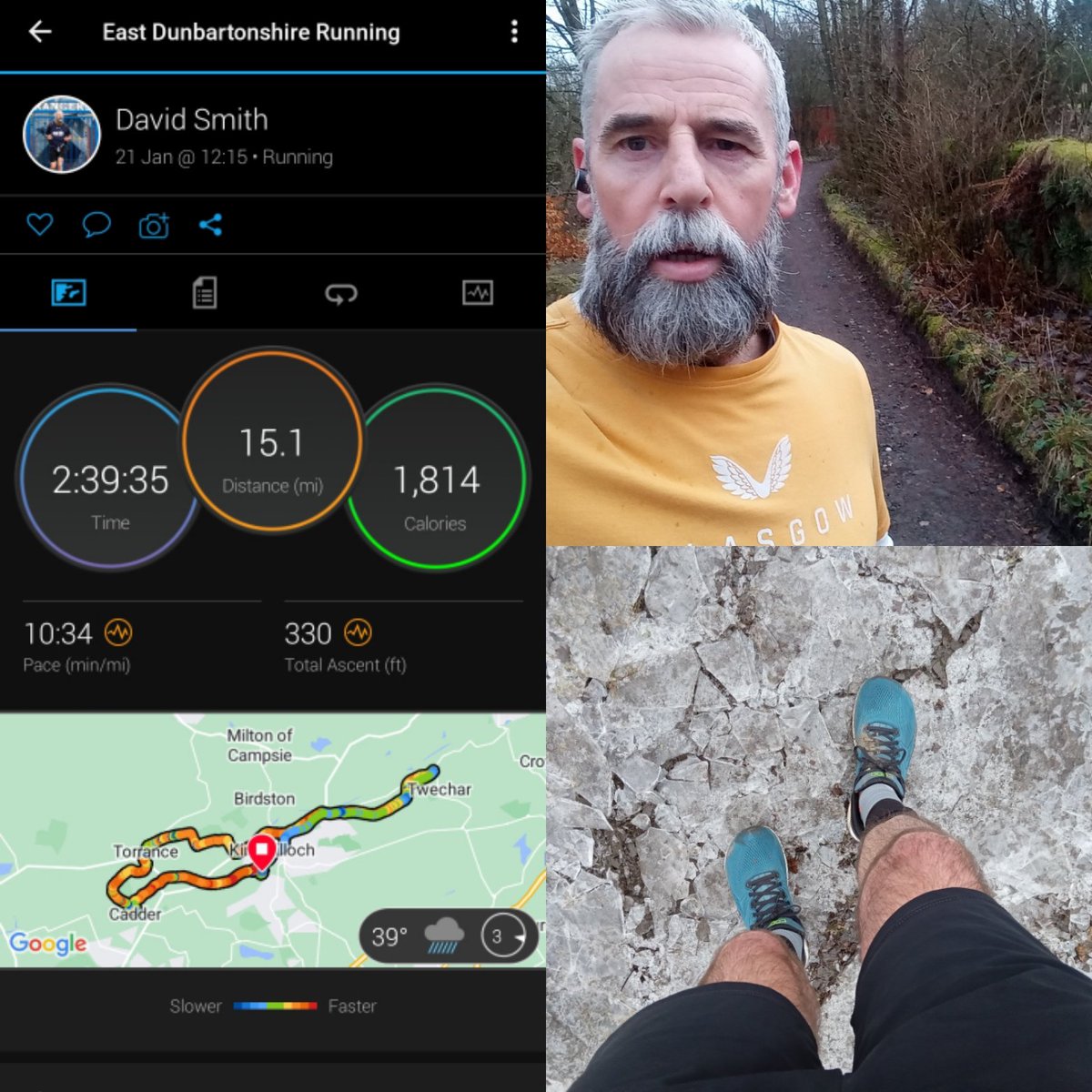 DavidSmithRun's tweet image. Yesterday's 15 miler.