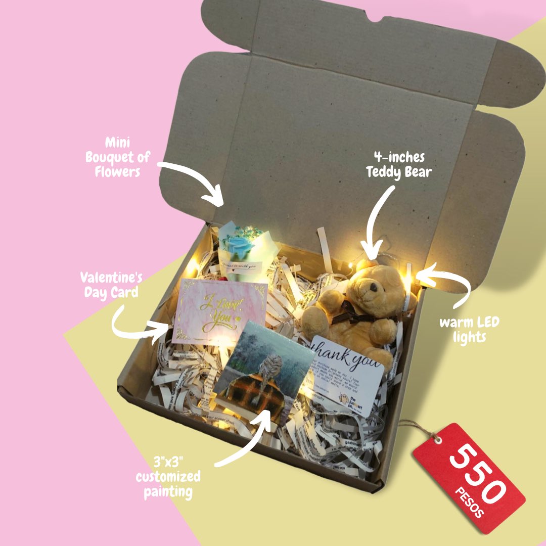 thejunkyartph's tweet photo. Valentine‘s day is fast approaching! 🫶
Need a gift for your special someone, friend/s, family or even a gift for yourself? I got you! 😉
Express your love through this love boxes which includes a customized 3x3 painting with mini easel, valentine’s day card, etc. DM to order! https://t.co/kF3ZAJIPL8