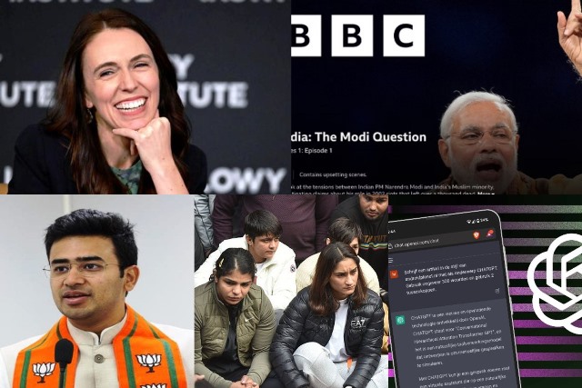 LokMarg's tweet image. Five Things That Happened Last Week (And What to Make of Them) News Wrap by senior editor @sanjoynarayan 
#JacindaResigns #BBCDocumentaryRow #Wrestlers #WrestlersProtest #TejasviSurya #EmergencyExitDoor #ChatGPT #ArtificialIntelligence #WeeklyNewsWrap 
lokmarg.com/five-things-th…