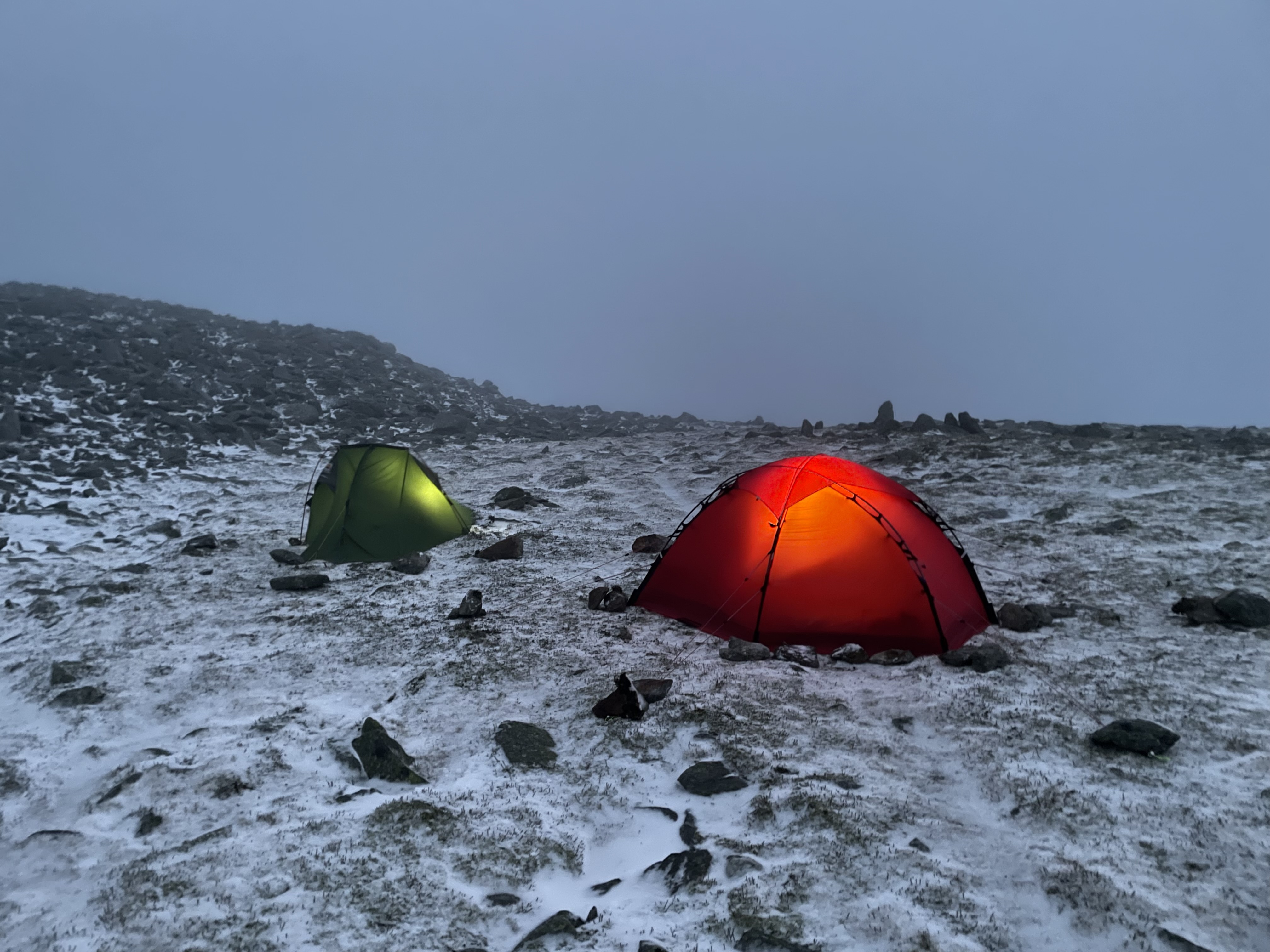 Sprayway tents top