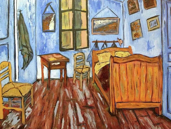 seowpohchoo's tweet photo. New artwork for sale! - "La Chambre de Vincent a Arles -ma version" - https://t.co/iZdhUy1Yck @fineartamerica https://t.co/DTk9WXdoI8
