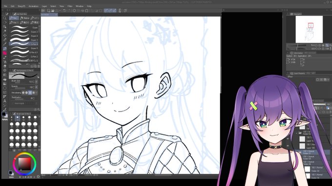 I think this time I did a good face for her🤔 