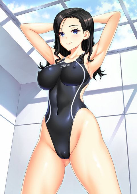 =ε=(۶`∀')۶ ヒャッハー!!

#競泳水着 #オリジナルイラスト 