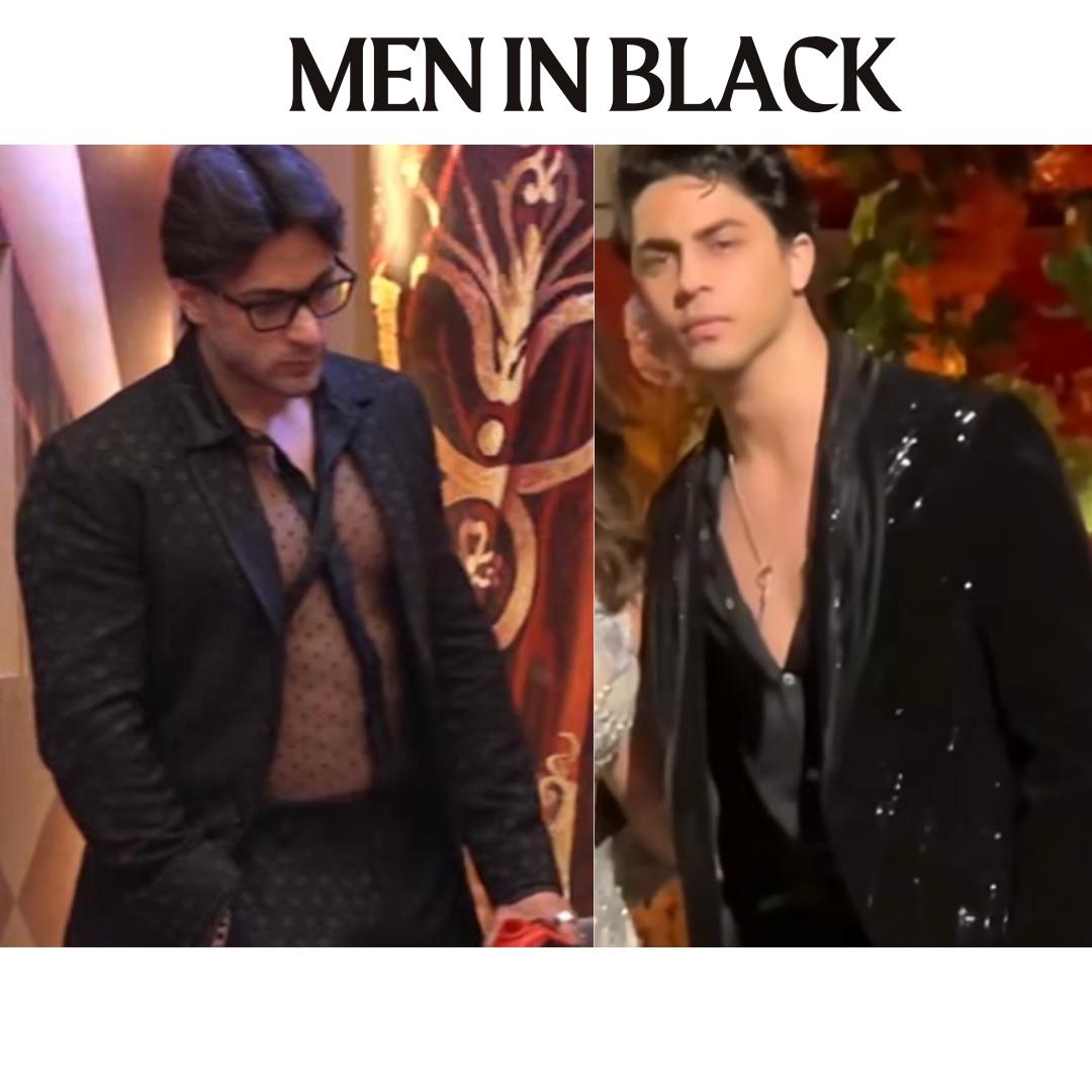 onlytweetsind's tweet photo. @aryankhan_ @bhanotshalin  These men in black gave us a red hot week.  #ShalinBhanot #Aryankhan #ShalinkiSena #Shalin #BigBoss16 #BB16 https://t.co/L0ctIHPDtU