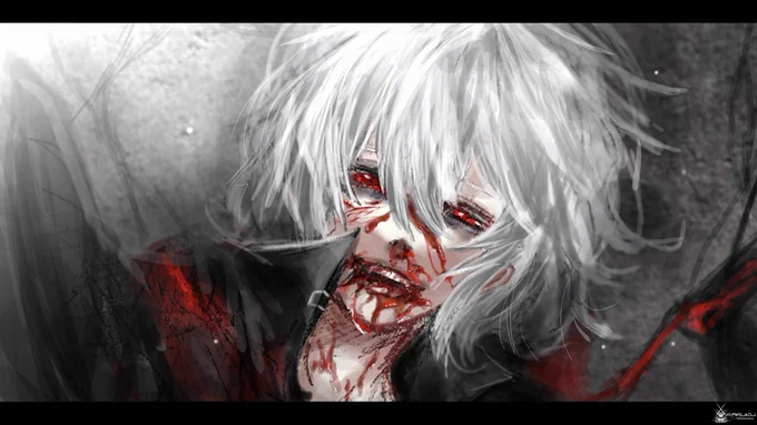 #オリキャラは性癖の見本市白髪率よ… 