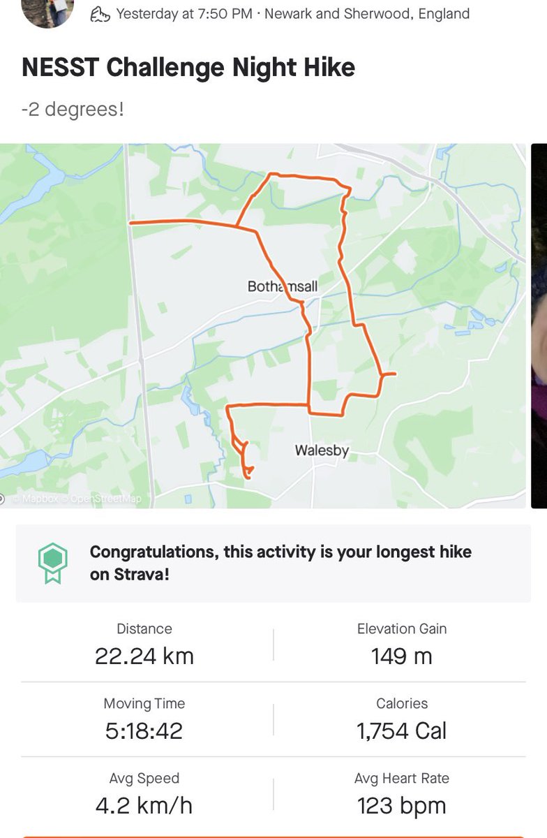 We did it! So good to be back doing the Challenge Night walk after the pandemic break #NesstWalk
