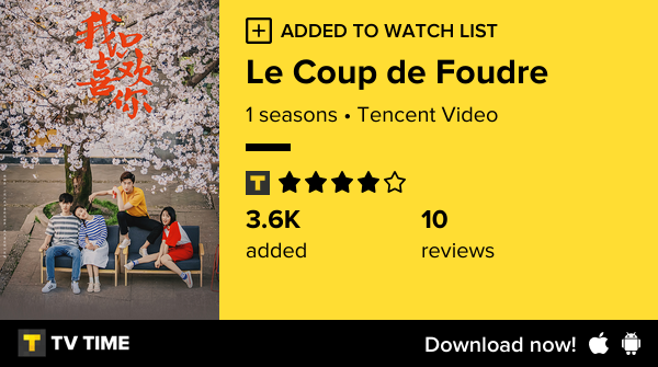 I've just started following Le Coup de Foudre tvtime.com/r/2GSac #tvtime