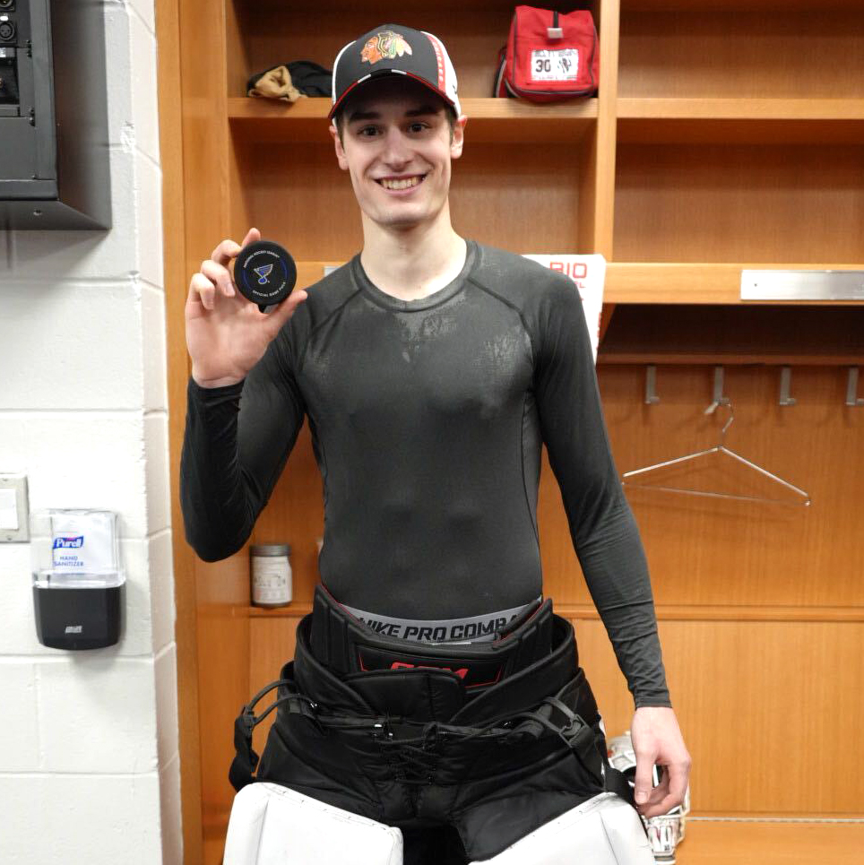 ✅ First NHL start
✅ First NHL win