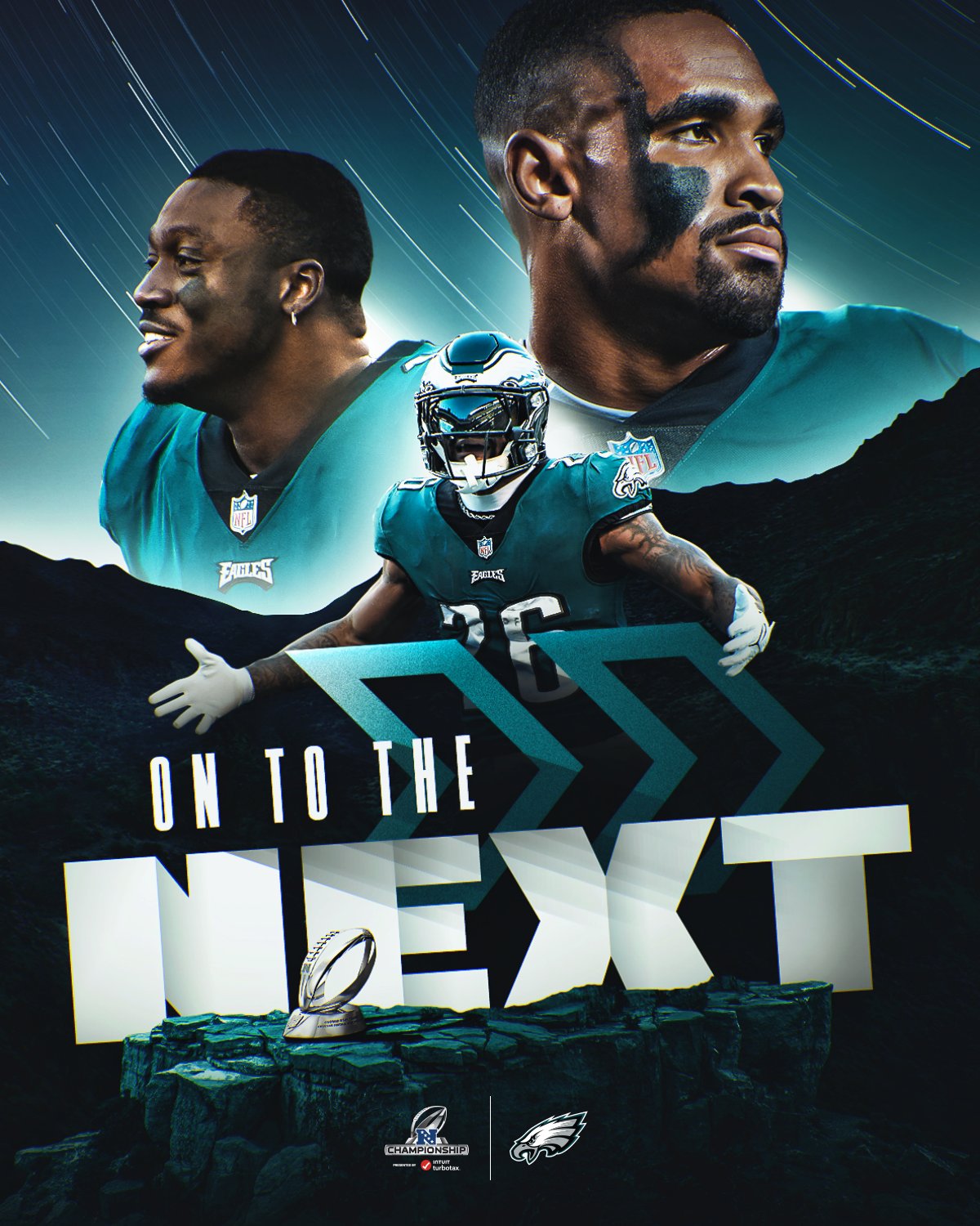 NFL on X: The NFC Championship goes through Philly! 🦅