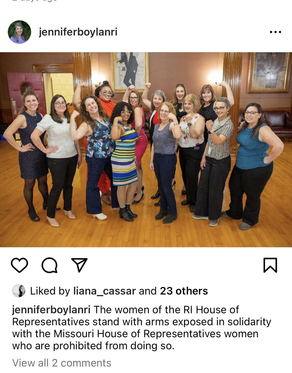 From Instagram to Twitter:  “The right to bare arms” solidarity movement on display at the RI State House.