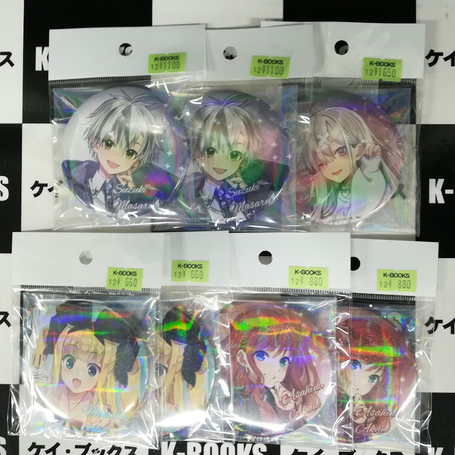 入荷情報】 にじさんじ Double Eleven Fair 2022 中国限定缶バッジ (人