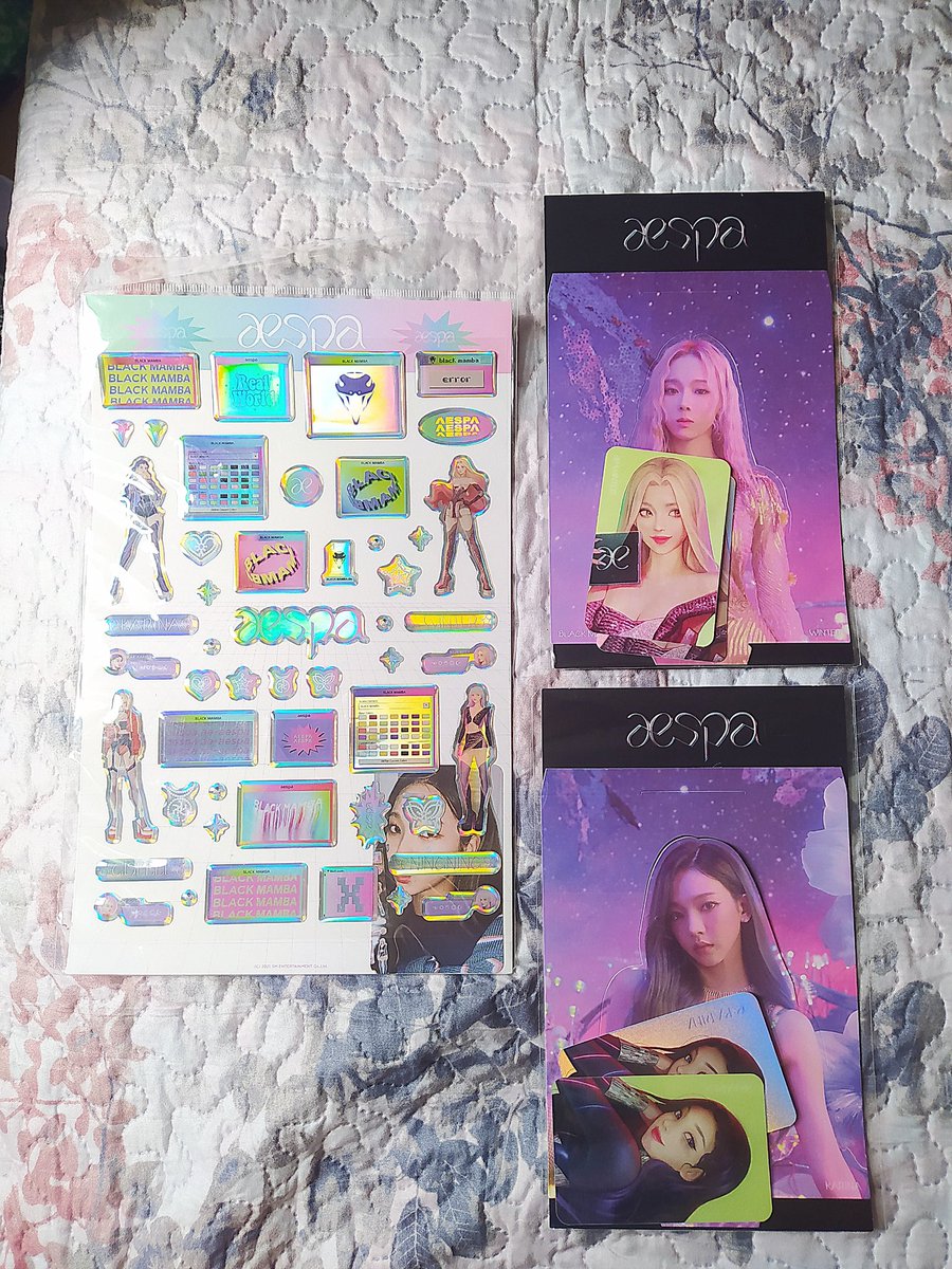 NkTwilight's tweet photo. 💕wts lfb ph | pls help rt 💕

Aespa photocards 

Karin black mamba lenticular PC set- 750
Winter black mamba lenticular PC set- 750
Karina hologram epoxy sticker pc- 830

Aespa photocard NingNing Karina Winter Giselle pc ae hologram https://t.co/i7yDuVsKa3