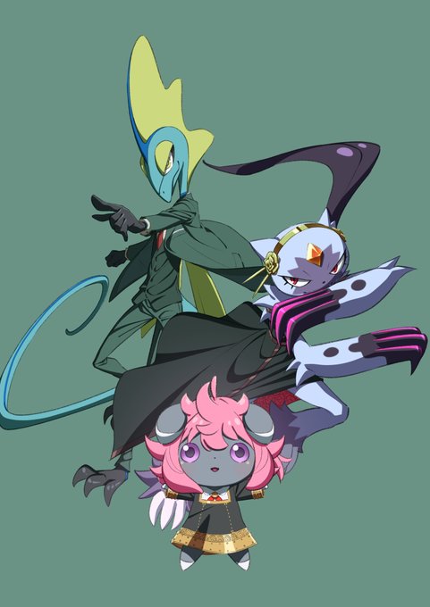 ポケモン世界のSPY×FAMILY 再掲。 