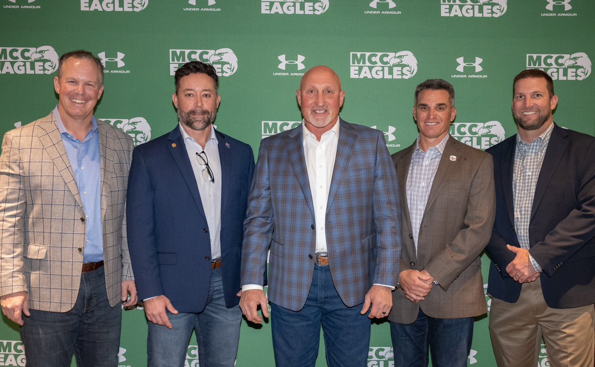 MCCEagles's tweet photo. A NIGHT WITH MCC BASEBALL. A great night hearing from former MCC Baseball Coaches. Thank you Coach Berry, Coach Burroughs, Coach Curry, & Coach Federico for sharing your love of MCC Baseball.
Looking forward to a great 2023 season!
#MccEagles #FindYourWings #MccBaseball https://t.co/wIvV0EPERB