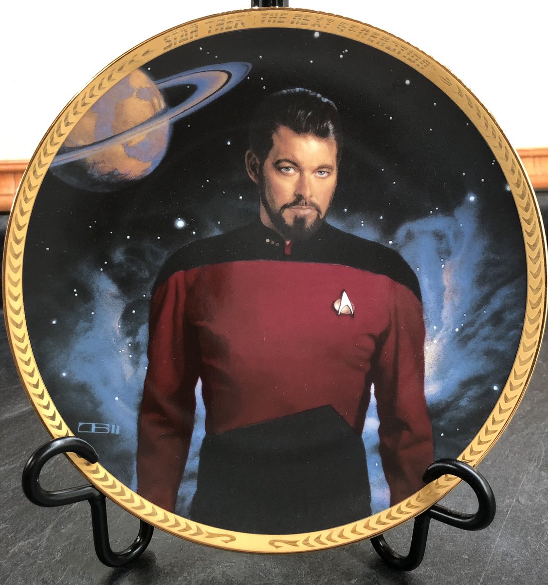 sococoke's tweet photo. @beerandboard What is said is true. My Riker commemorative plate is magnificent. https://t.co/WfCNY61uMg