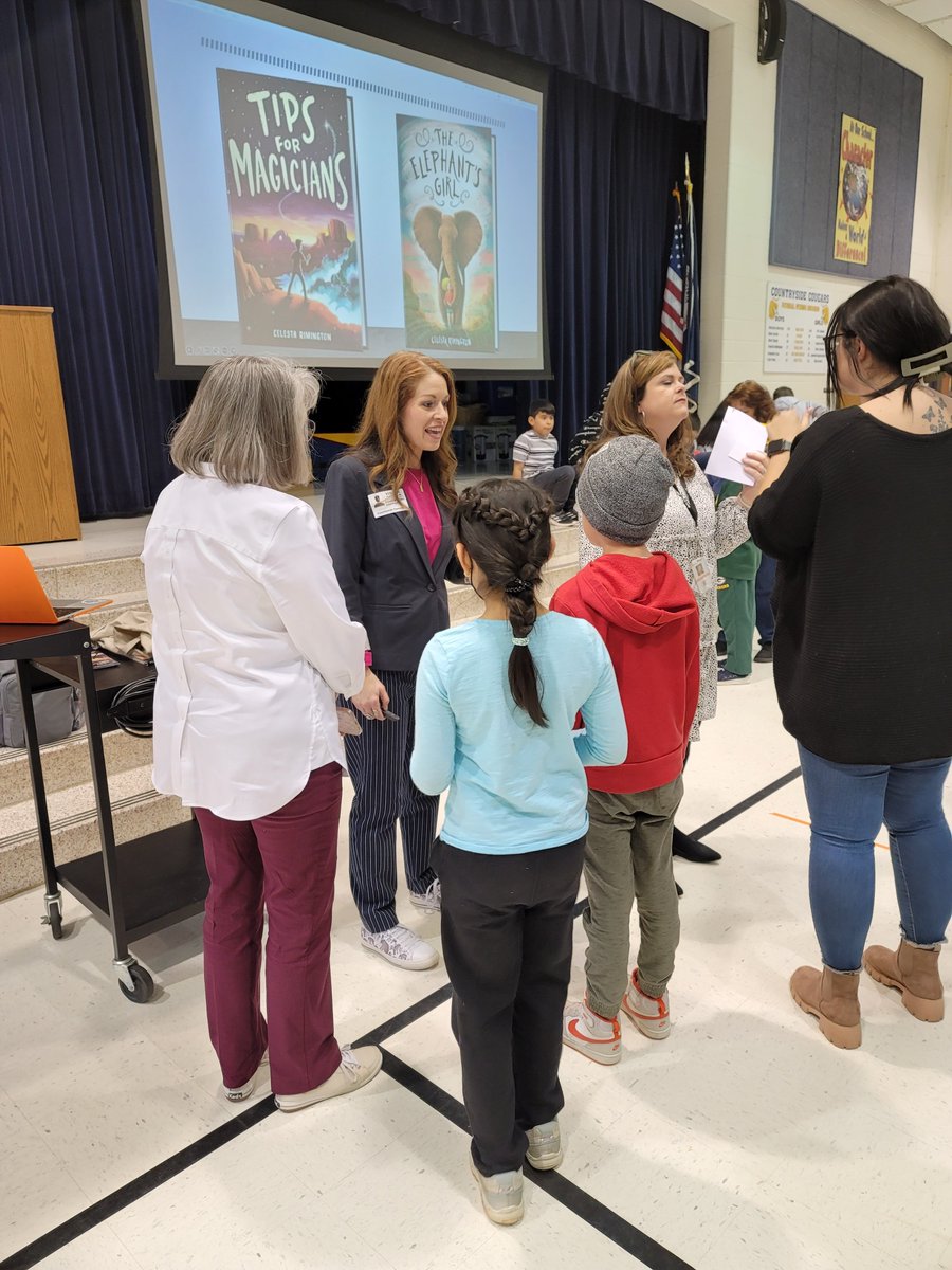 ChrisArpante's tweet photo. Excited  @CountrysideElem Ss learned so much during their visit with @CRimington - Her positive outlook, openness to share her background &amp; simple words of encouragement led to Ss being in awe about their author superpower!  @LCPSOfficial @CTY_LibraryLand https://t.co/1BPe95NJrH