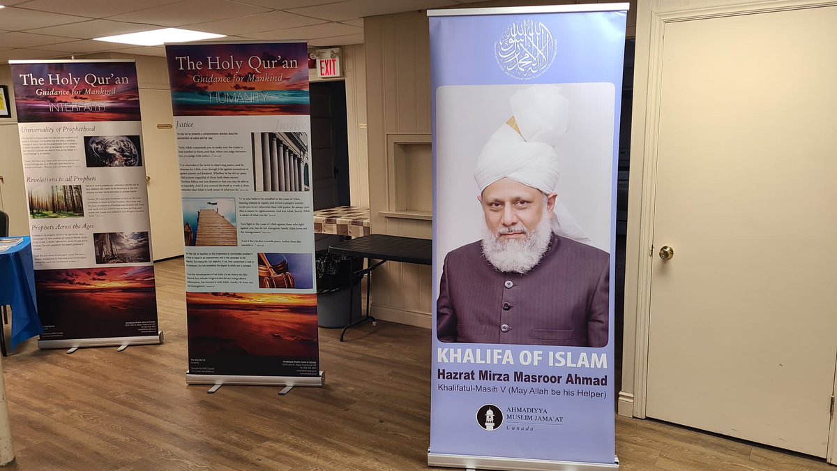 AMYABramptonEst's tweet image. Our Muslim Youth from Eastern Brampton Region of Ahmadiyya Muslim Youth Association Canada organized Holy Quran Open House in Sunderland, ON on Jan 21, 2023.

This is part of @AMYACanada’s nationwide #ExploreIslam campaign to spread peaceful message of Islam

#Brampton #HolyQuran