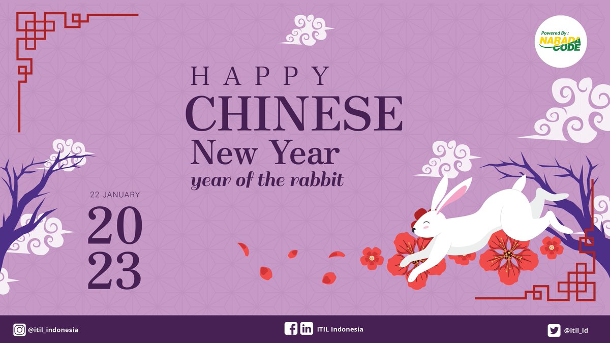 itil_id's tweet photo. Selamat Tahun Baru Imlek 2023 untuk rekan-rekan sobat IT yang merayakan! Semoga di Tahun Kelinci Air ini, kegembiraan, kesuksesan dan kesehatan selalu menyertai kita semua! Gong Xi Fa Cai🙏🏻 https://t.co/Axk53KmVCc