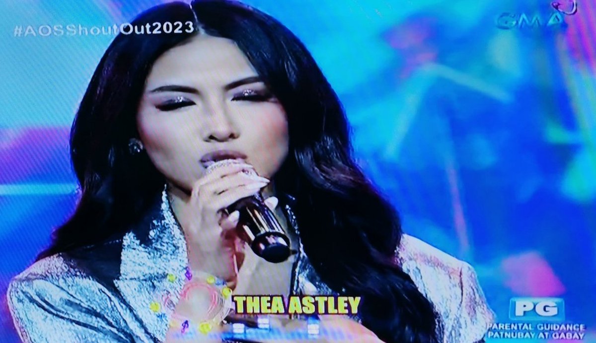 OfficialNorms's tweet photo. @theaastley Thea astley looks so cute wearing a pajama outfit while performing on stage. AllOut Thea Astley. #AOSShoutOut2023 https://t.co/mrj2ZJ8imV