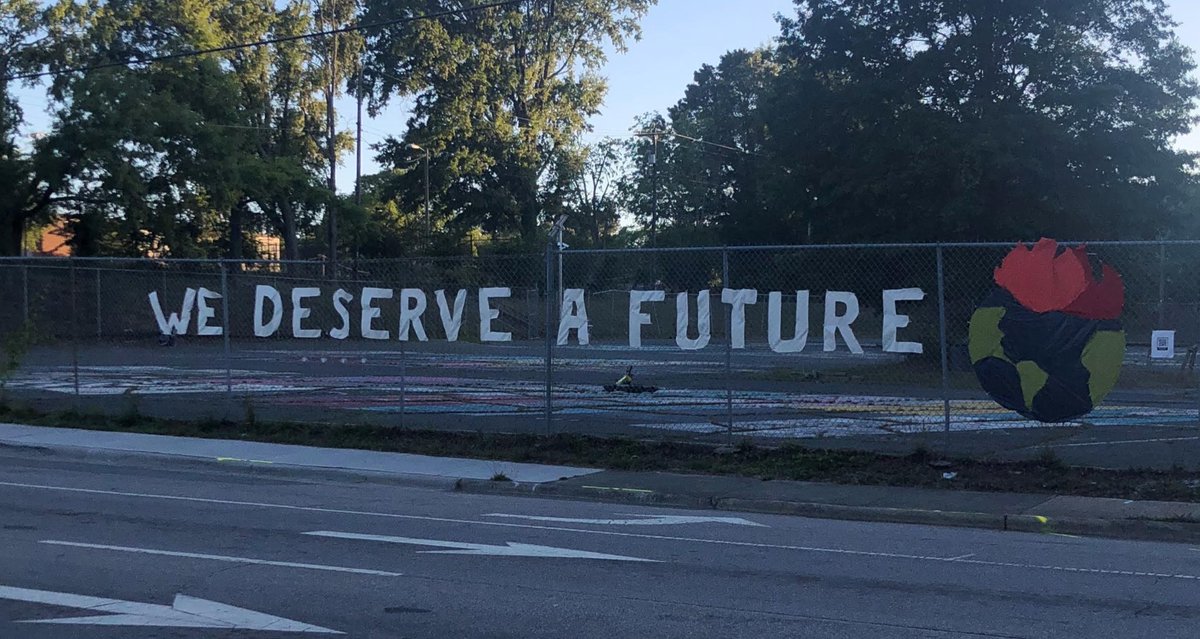 I used to think this kinda thing was too on-the-nose, and then this went up at a local high school