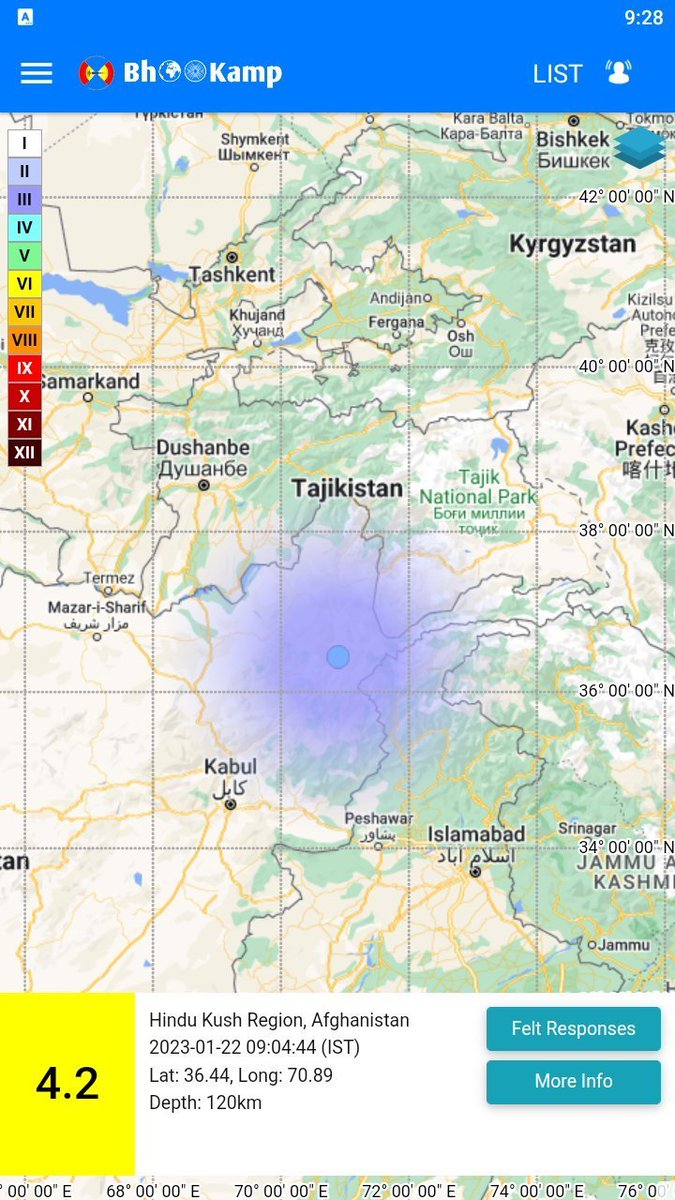 ndtv's tweet photo. An earthquake of magnitude 3.8 occurred on January 22 at 8.58 IST, Latitude: 29.78 and Longitude: 80.13, Depth: 10 Km, Location: 23km NNW of Pithoragarh, Uttarakhand, India: National Center for Seismology | reported by ANI https://t.co/rnBDB9xuTF