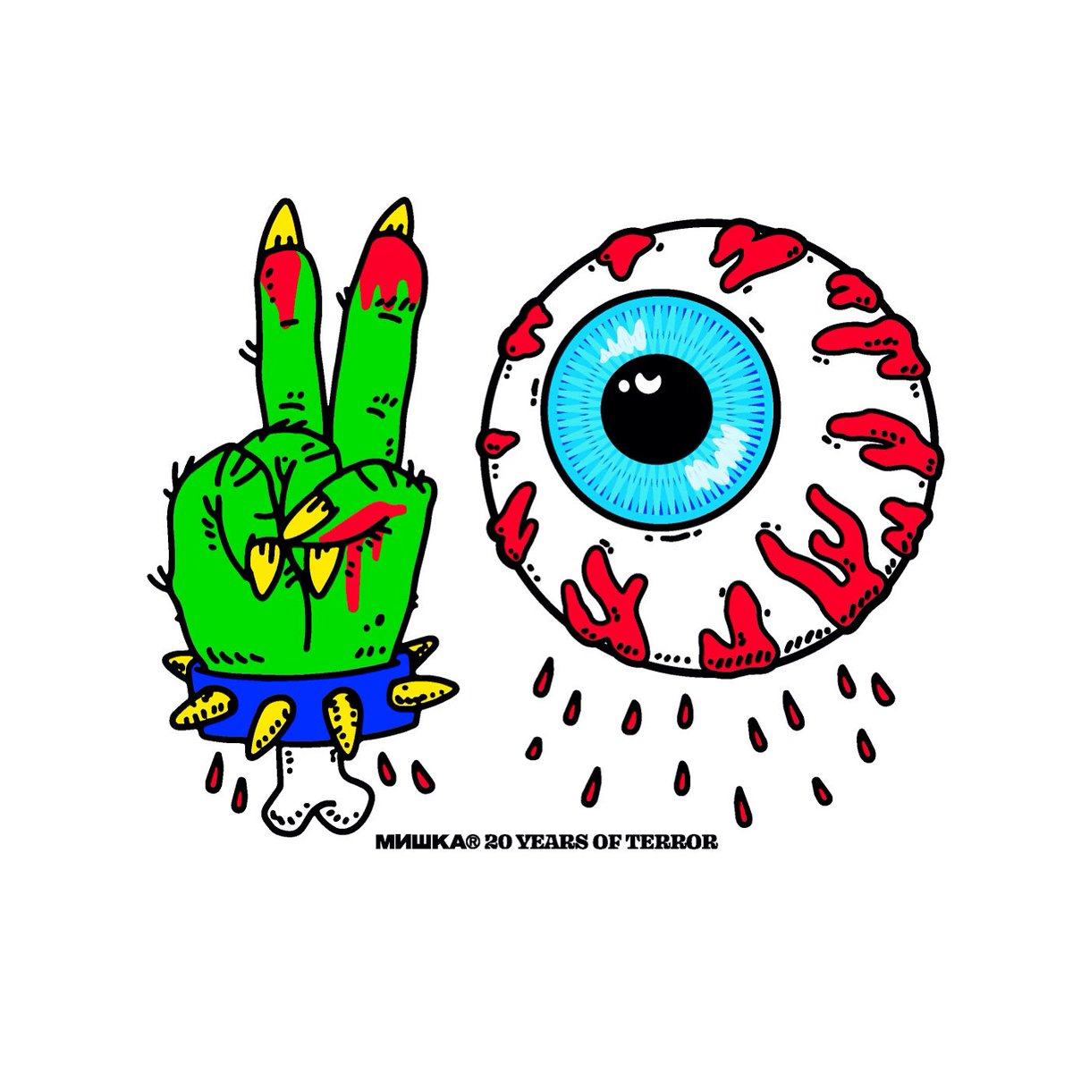 gregmishka's tweet photo. ✌🏻👁️ @MishkaNYC established 2003. #mishka #20yearsofTerror #wearyourweird https://t.co/vpefrxRdsA